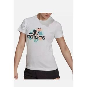 Adidas Badge of Sport Tees Womens Short Sleeve BOS Logo T Shirts New L